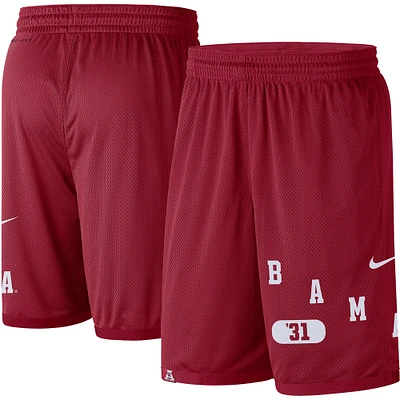 Short de performance Nike Crimson Alabama Tide Wordmark pour homme