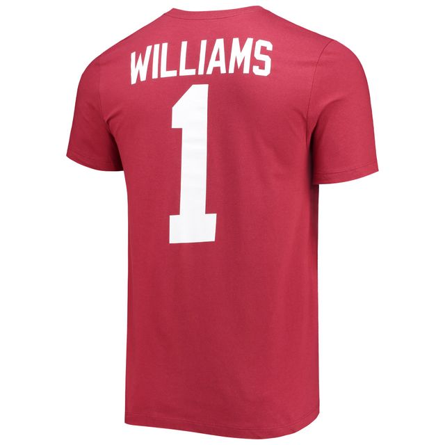 T-shirt Nike Jameson Williams Crimson Alabama Tide 2022 NFL Draft avec nom et numéro pour homme