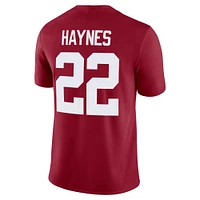 Men's Nike Justice Haynes Crimson Alabama Tide NIL Football Game Jersey