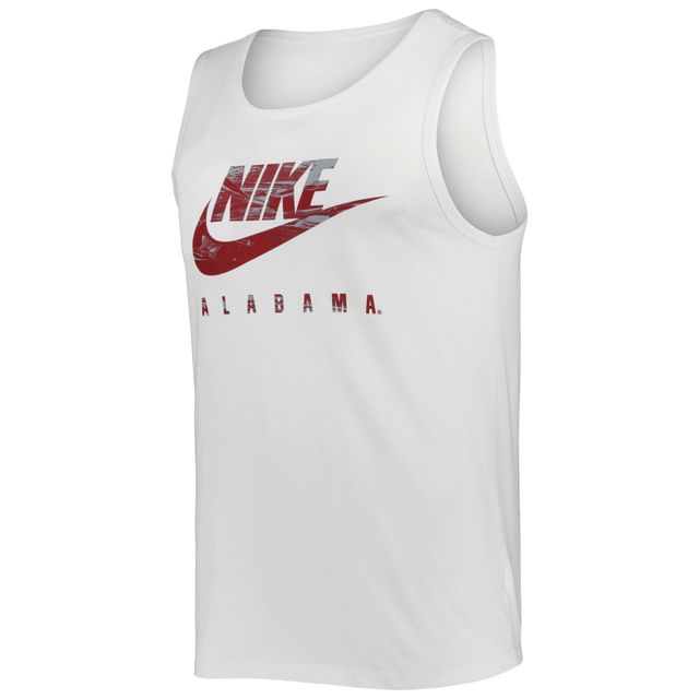 Débardeur Nike Alabama Crimson Tide Spring Break Futura Performance pour Homme - Blanc