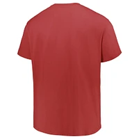 Men's Profile Crimson Alabama Tide Big & Tall Color Stripe T-Shirt