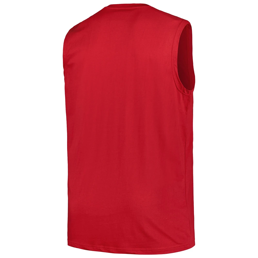 Men's Profile Crimson Alabama Tide Big & Tall Tank Top
