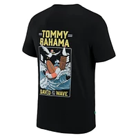 T-shirt Tommy Bahama noir Alabama Crimson Tide pour hommes sauvé par la vague
