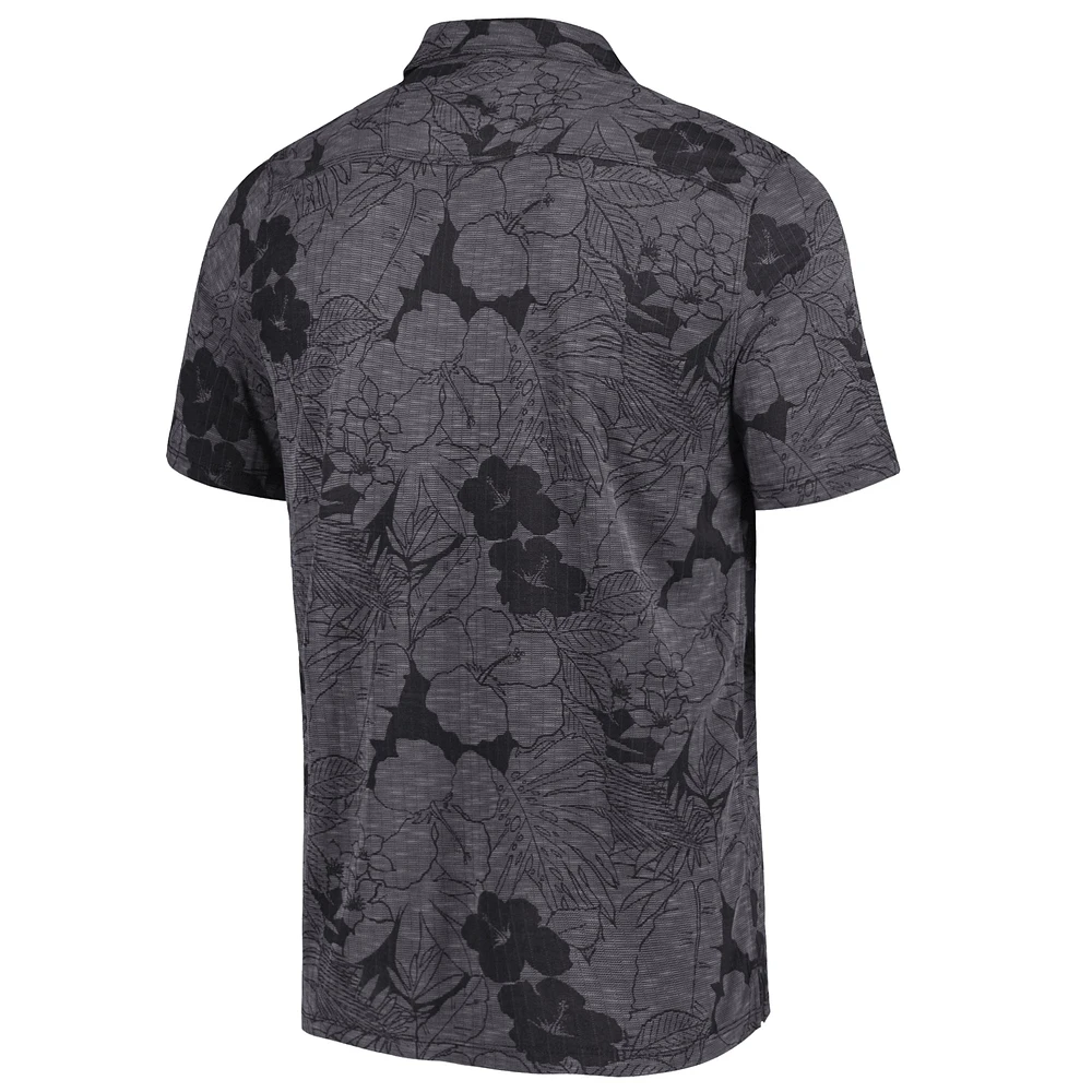 Men's Tommy Bahama Charcoal Alabama Crimson Tide Miramar Blooms Polo