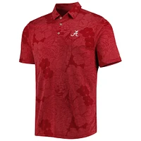 Men's Tommy Bahama Crimson Alabama Tide Miramar Blooms Polo