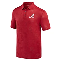 Men's Tommy Bahama Crimson Alabama Tide Sport Palm Coast Palmera IslandZone Polo