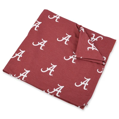 Couverture d'emmaillotage Alabama Crimson Tide pour nouveau-né et nourrisson 47" x 47"