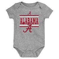 Newborn Crimson Alabama Tide Sunday Comics 3-Pack Bodysuit Set