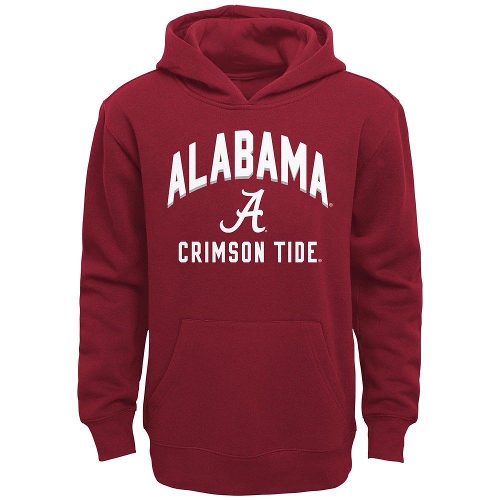 Toddler Crimson/Gray Alabama Crimson Tide Play-By-Play Pullover Fleece Hoodie & Pants Set