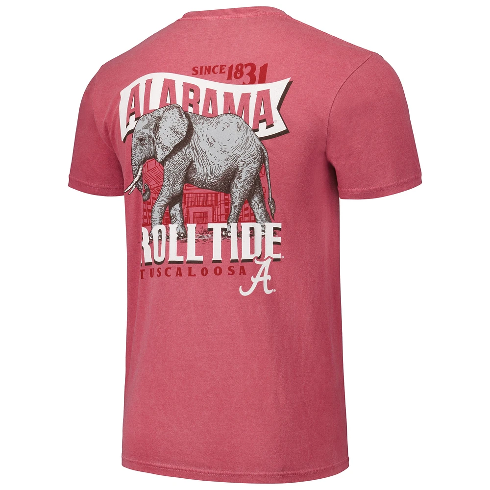 Unisex Crimson Alabama Tide Hyper Local Banner Stadium T-Shirt
