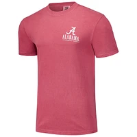 Unisex Crimson Alabama Tide Hyper Local Campus Poster T-Shirt