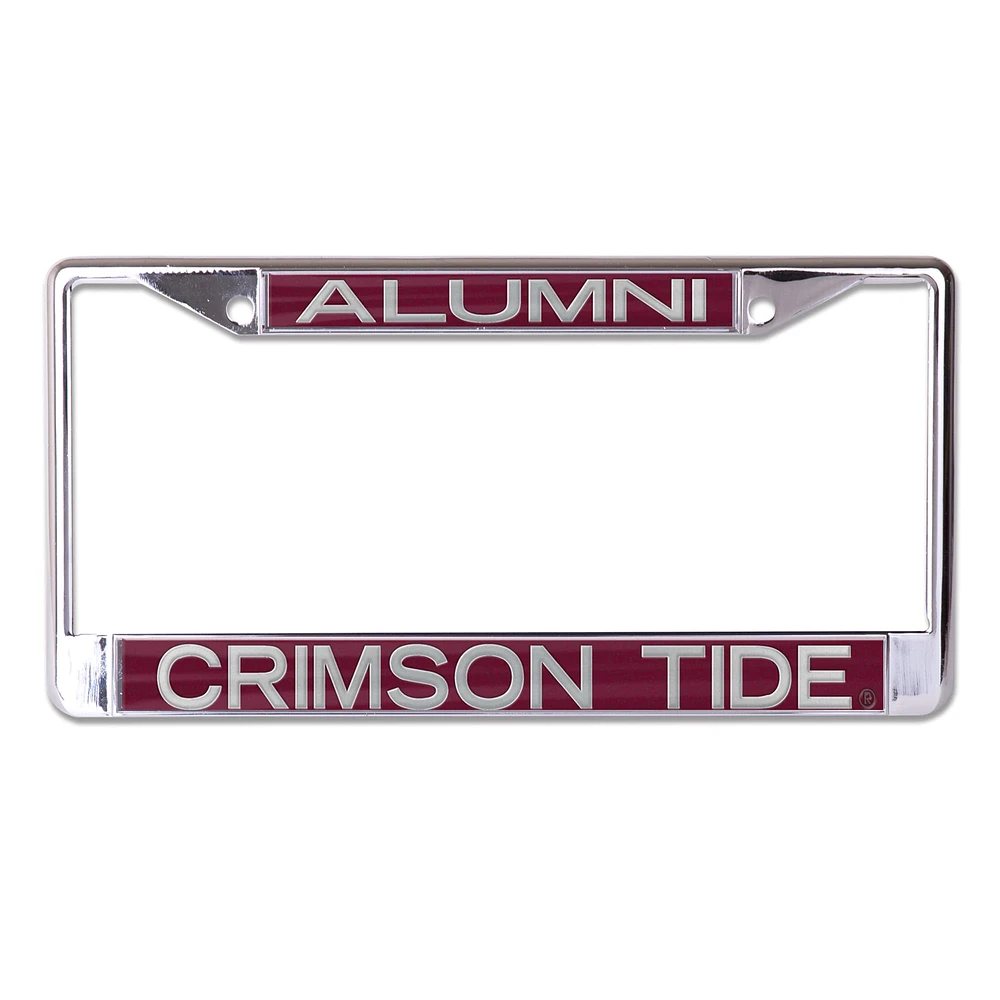 Cadre de plaque d'immatriculation WinCraft Alabama Crimson Tide S/L School Alumni