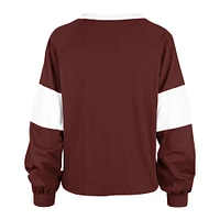 Women's '47  Crimson Alabama Tide Upside Rhea Raglan Long Sleeve T-Shirt