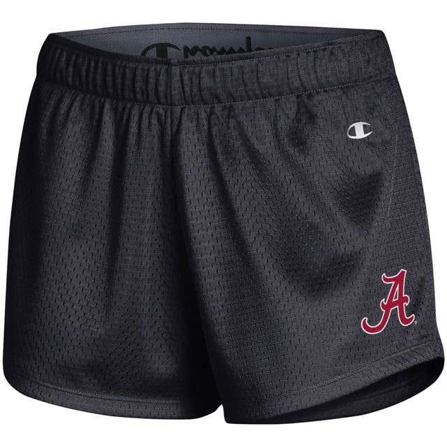 Short noir en maille Champion Alabama Crimson Tide pour femmes