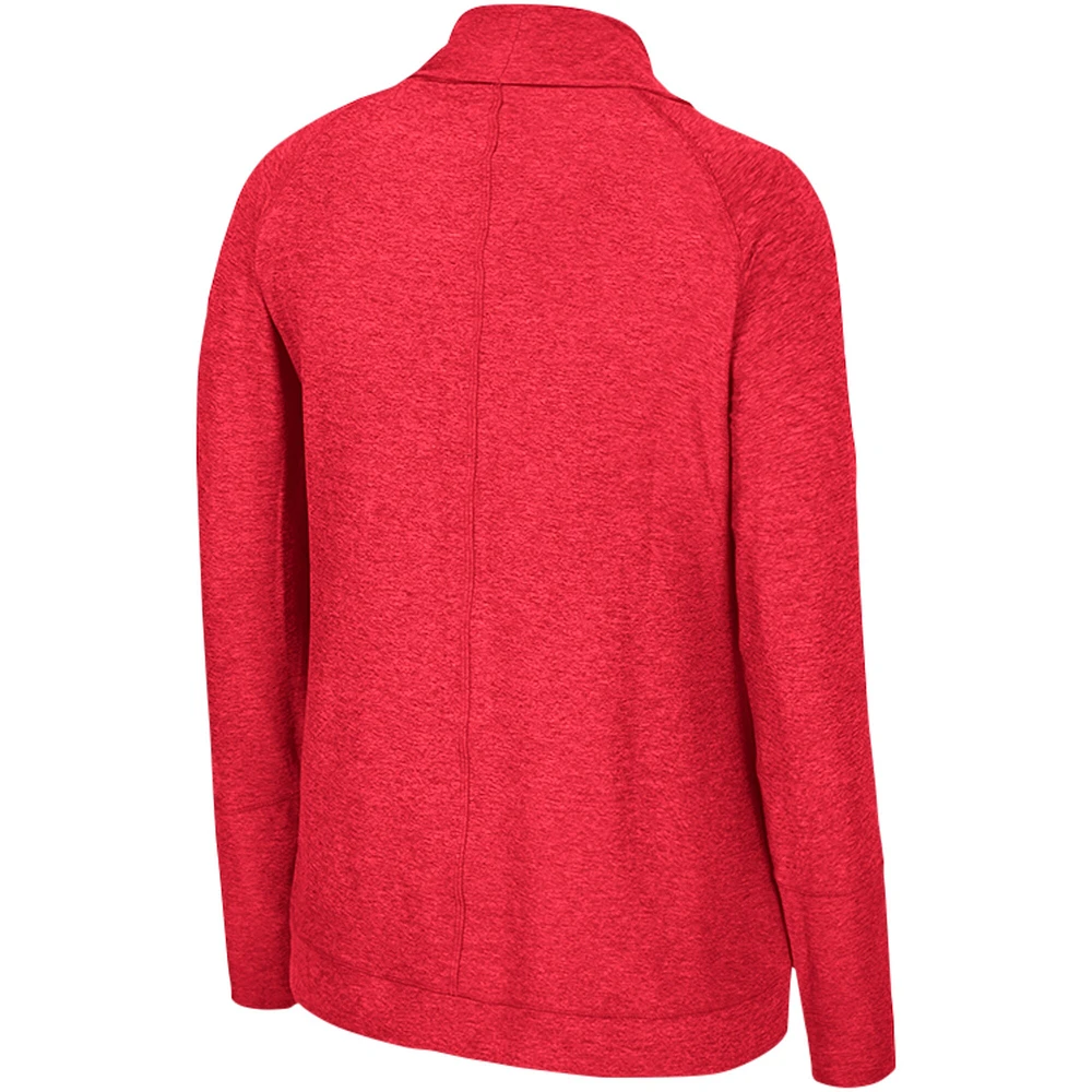 Women's Colosseum Crimson Alabama Tide Morningside Cardigan Sweater