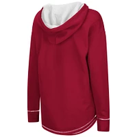 Women's Colosseum Crimson Alabama Tide Tunic Pullover Hoodie