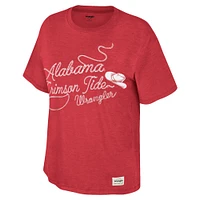 Women's Colosseum x Wrangler Crimson Alabama Tide Lasso Oversized T-Shirt