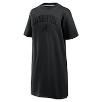 Women's Fanatics  Black Alabama Crimson Tide Elements Go Tri-Blend T-Shirt Dress