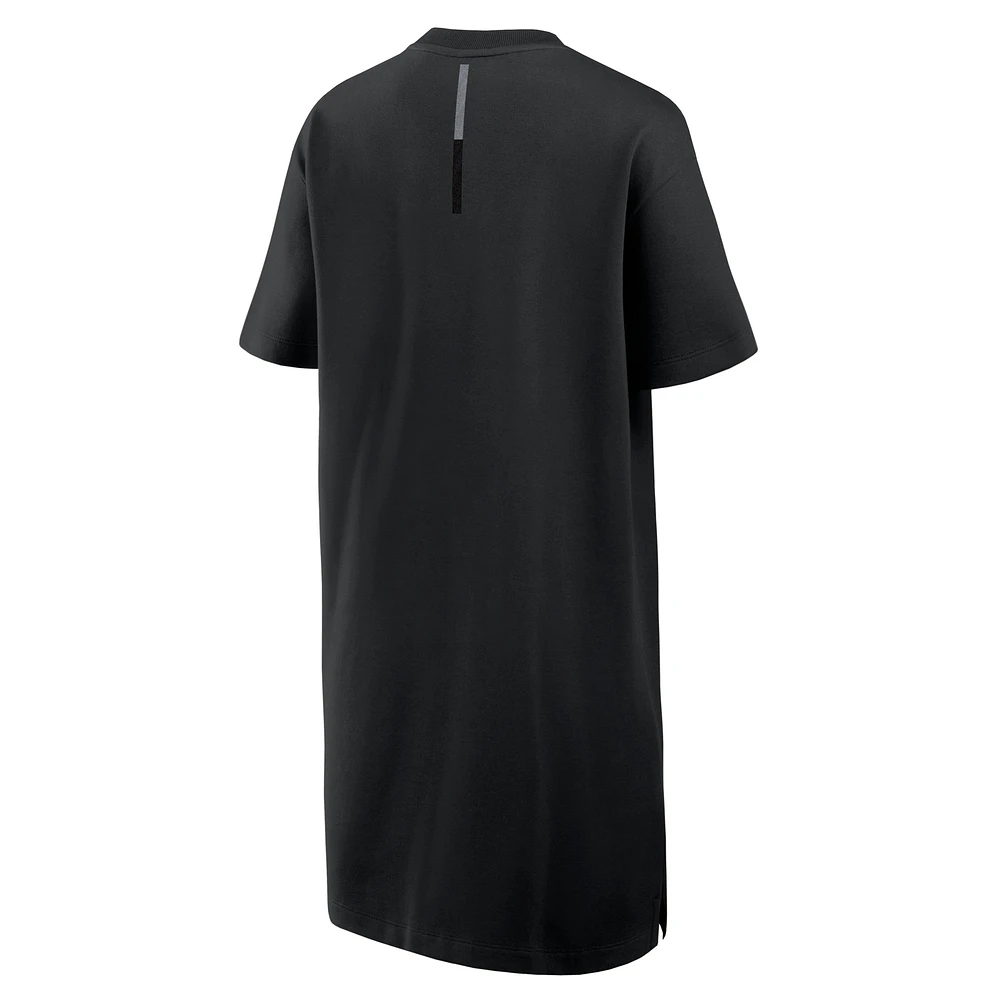 Women's Fanatics  Black Alabama Crimson Tide Elements Go Tri-Blend T-Shirt Dress