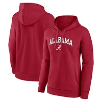 Women's Fanatics Crimson Alabama Tide Campus Pullover Hoodie