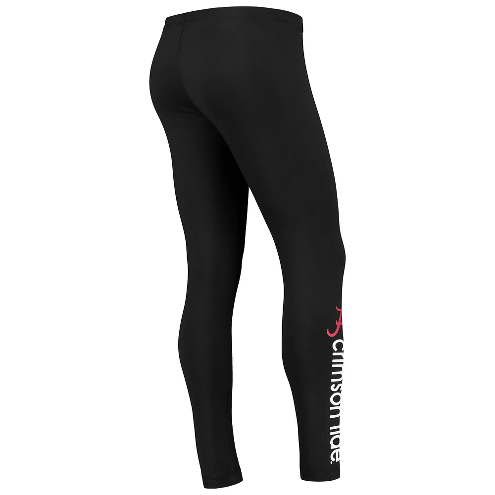 Women's G-III 4Her by Carl Banks Black Alabama Crimson Tide Post Season Leggings