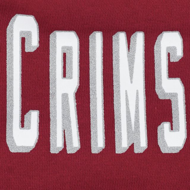 Robe t-shirt à manches courtes G-III 4Her by Carl Banks Crimson/White Alabama Crimson Tide pour femme