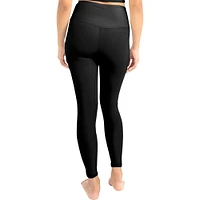 Ensemble soutien-gorge et leggings mi-longs doux au beurre Certo Black Alabama Crimson Tide pour femmes
