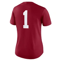 Women's Nike #1 Crimson Alabama Tide Game Jersey