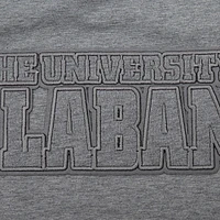 Women's Pro Standard Heather Charcoal Alabama Crimson Tide Tonal Neutral Boxy Cropped T-Shirt