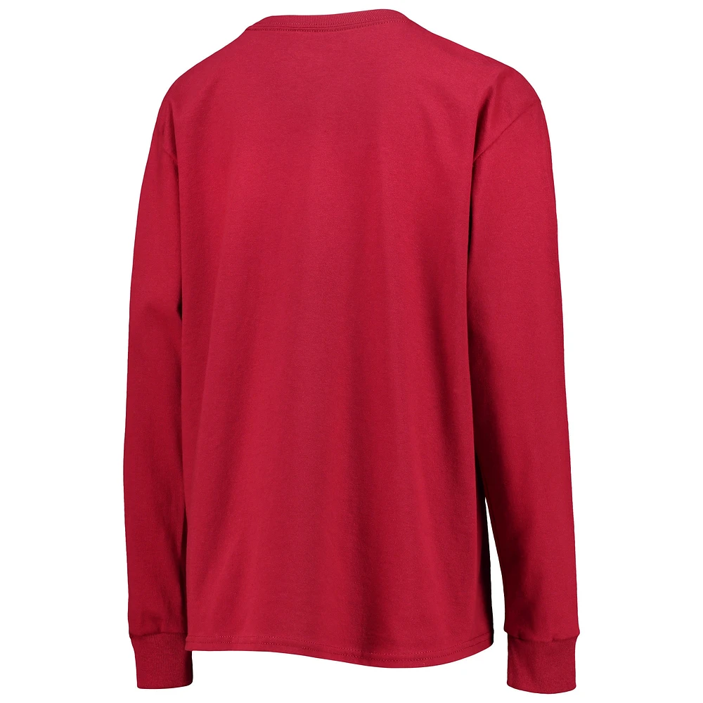 Youth Champion Crimson Alabama Tide Basketball Long Sleeve T-Shirt