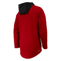 Youth Nike Crimson Alabama Tide Sideline Performance Long Sleeve Hoodie T-Shirt