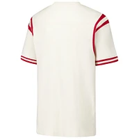 Youth Wes & Willy Cream Alabama Crimson Tide Colorblock Yoke Vault T-Shirt