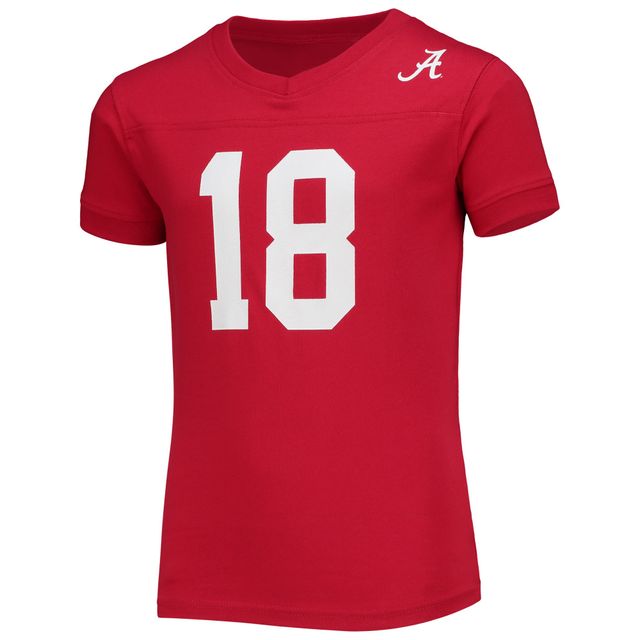 Ensemble de nuit T-shirt et pantalon football Wes & Willy Crimson Alabama Tide pour jeunes