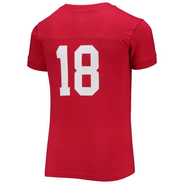 Ensemble de nuit T-shirt et pantalon football Wes & Willy Crimson Alabama Tide pour jeunes