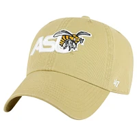 Men's '47 Gold Alabama State Hornets Side & Back Clean Up Adjustable Hat