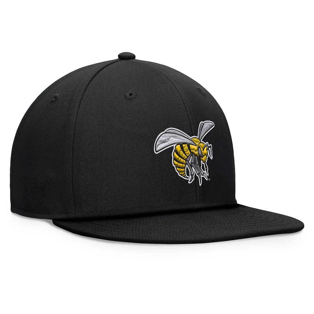 Men's Top of the World Black Alabama State Hornets Fundamental Snapback Hat