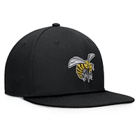 Men's Top of the World Black Alabama State Hornets Fundamental Snapback Hat
