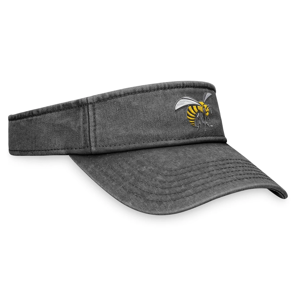 Men's Top of the World Black Alabama State Hornets Terry Adjustable Visor