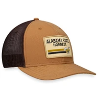 Men's Top of the World Khaki Alabama State Hornets Strive Trucker Adjustable Hat