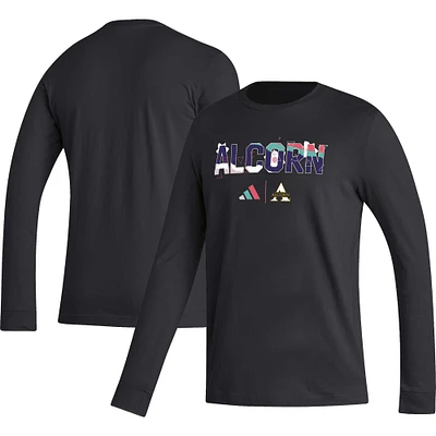T-shirt à manches longues adidas Alcorn State Braves Honoring Black Excellence pour homme