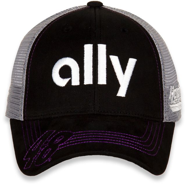 Casquette Hendrick Motorsports Team Collection pour homme noir/gris Alex Bowman ally réglable