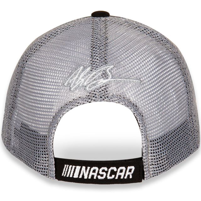 Casquette Hendrick Motorsports Team Collection pour homme noir/gris Alex Bowman ally réglable