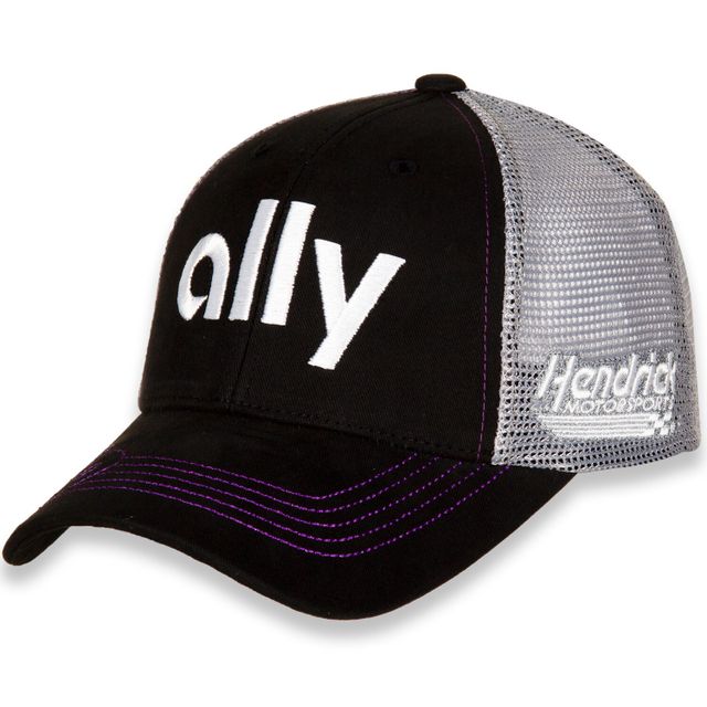 Casquette Hendrick Motorsports Team Collection pour homme noir/gris Alex Bowman ally réglable