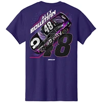 Men's Hendrick Motorsports Team Collection Purple Alex Bowman Car T-Shirt