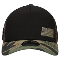 Men's New Era Black/Camo Alex Bowman Trucker 9FORTY Adjustable Hat