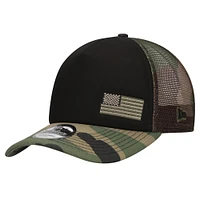 Men's New Era Black/Camo Alex Bowman Trucker 9FORTY Adjustable Hat