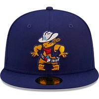 Men's New Era Royal Amarillo Sod Poodles Authentic Collection 59FIFTY Fitted Hat