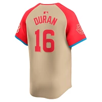 Men's Nike Jarren Duran Cream American League 2024 MLB All-Star Game Limited Player Jersey