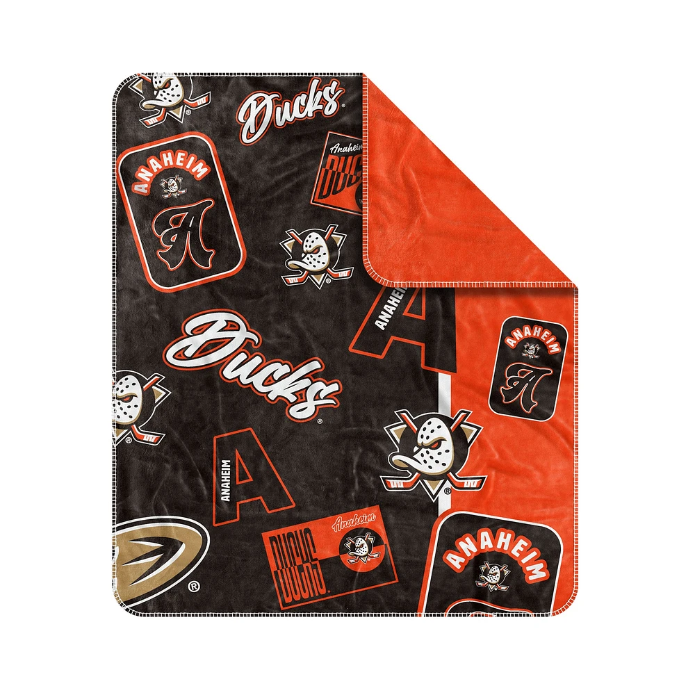  Anaheim Ducks 50" x 60" Dream Weave Throw Blanket