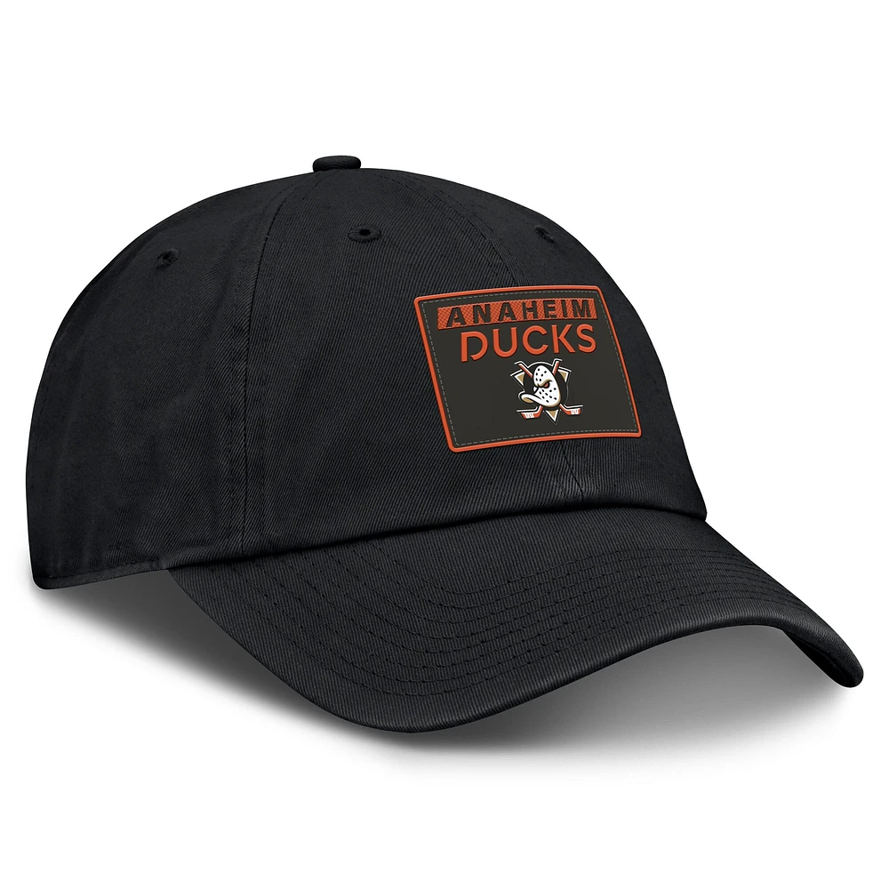 Men's Fanatics Black Anaheim Ducks Authentic Pro Prime Adjustable Hat
